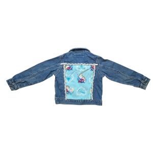 Disney Frozen Handpatched George Jean Jacket Toddler Girl Size 4-5